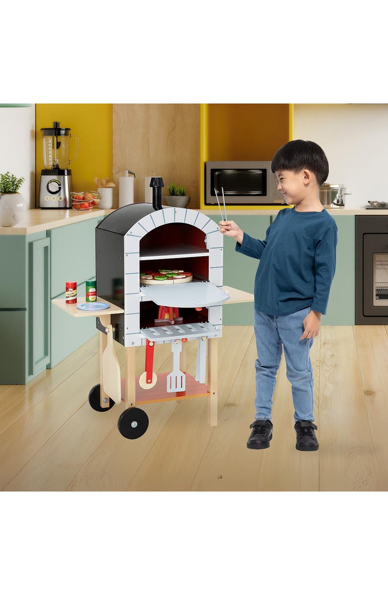 Teamson Kids My Little Helper Pizza Oven & Accessories Playset, Alternate, color,