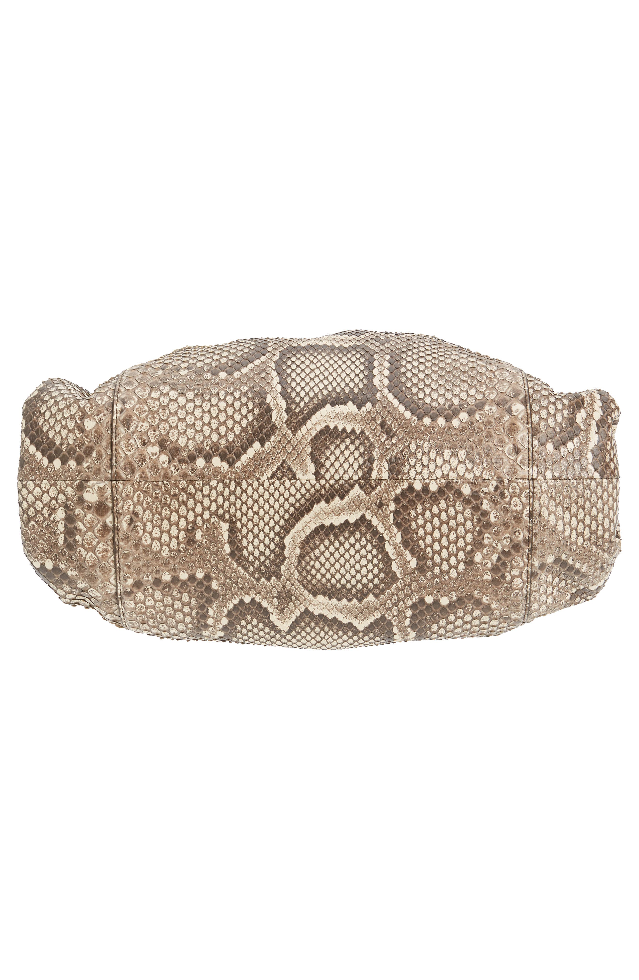 Bottega Veneta The Pouch Genuine Python Clutch, Alternate, color, 