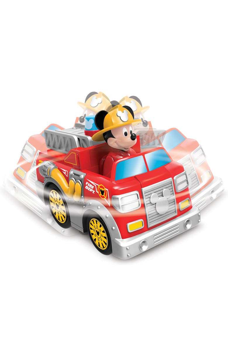Disney Junior Remote Control Mickey's Fire Truck, Alternate, color, Red