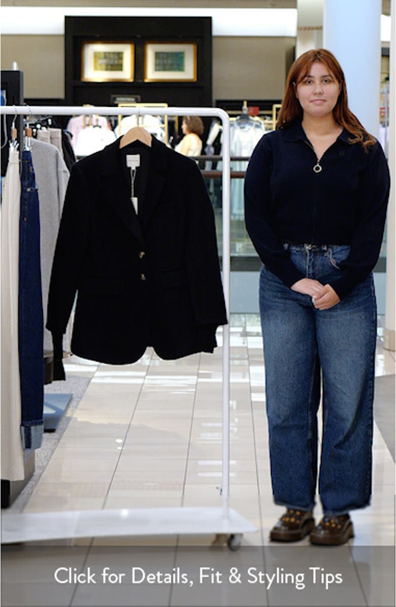 The City Layered Wool Blend Blazer, sales video thumbnail