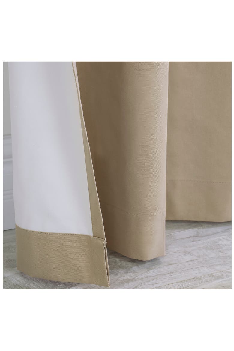 Set of 2 Cotton Curtain Panels, Alternate, color, KHAKI