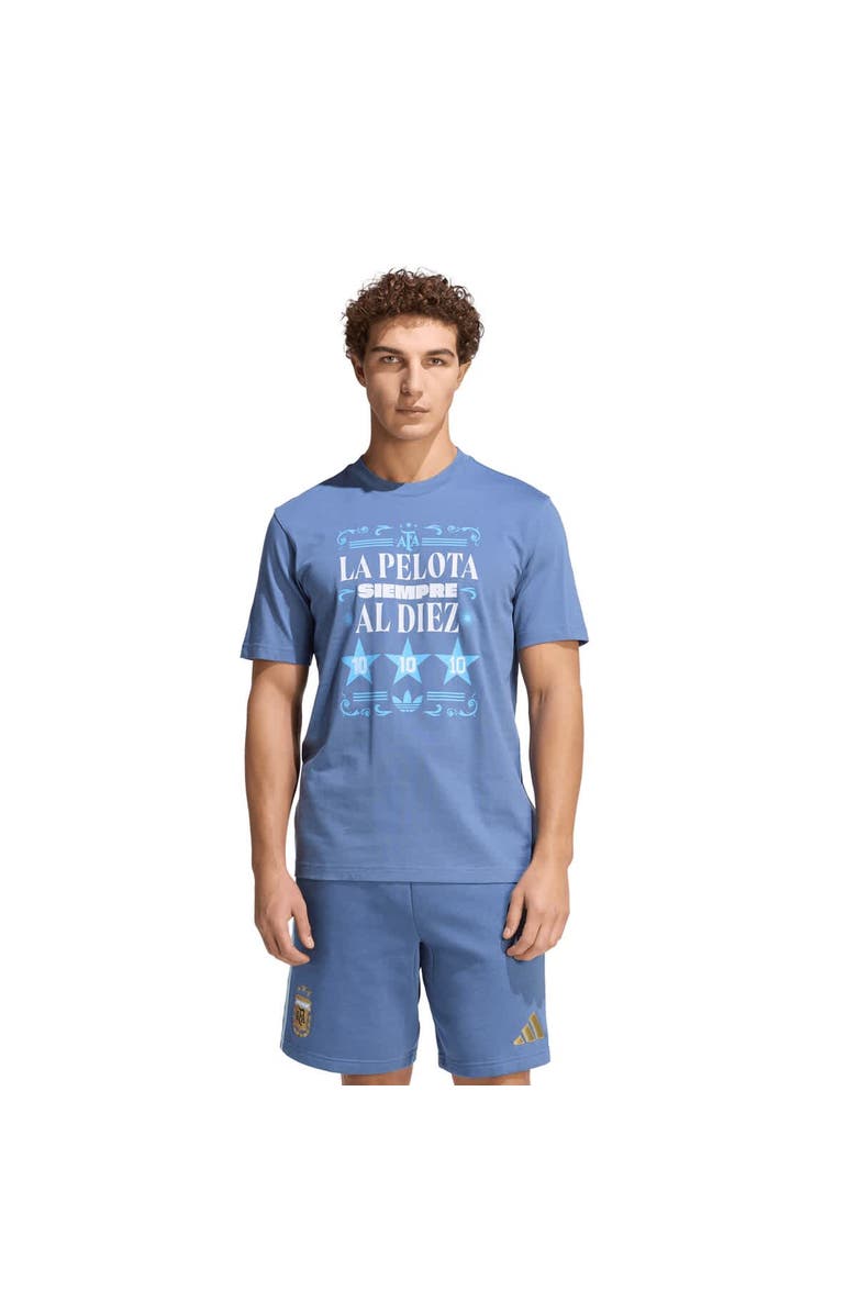 adidas Men's adidas  Blue Argentina National Team FIFA x World Cup 2022 Winners Amply T-Shirt, Main, color, Blue