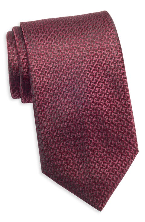 Geo Jacquard Tie