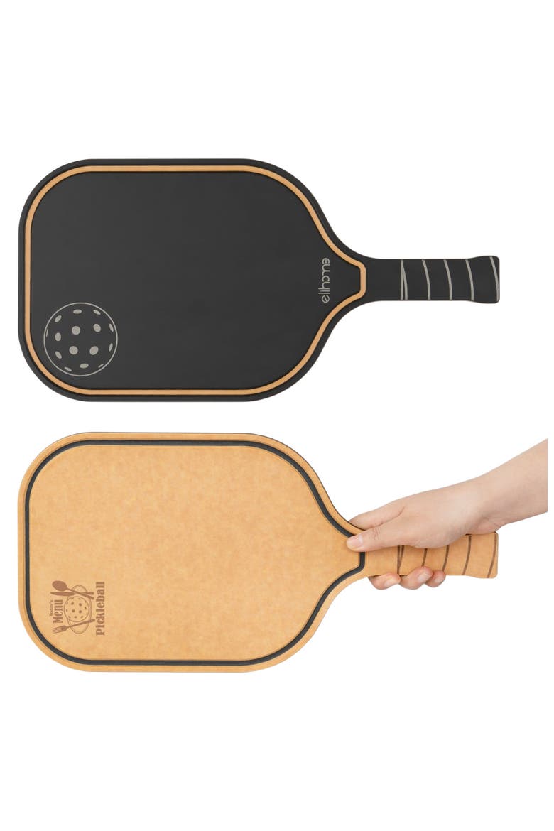 Pickleball Charcuterie Cutting Board -"Today's Menu Pickleball", Main, color, No Color
