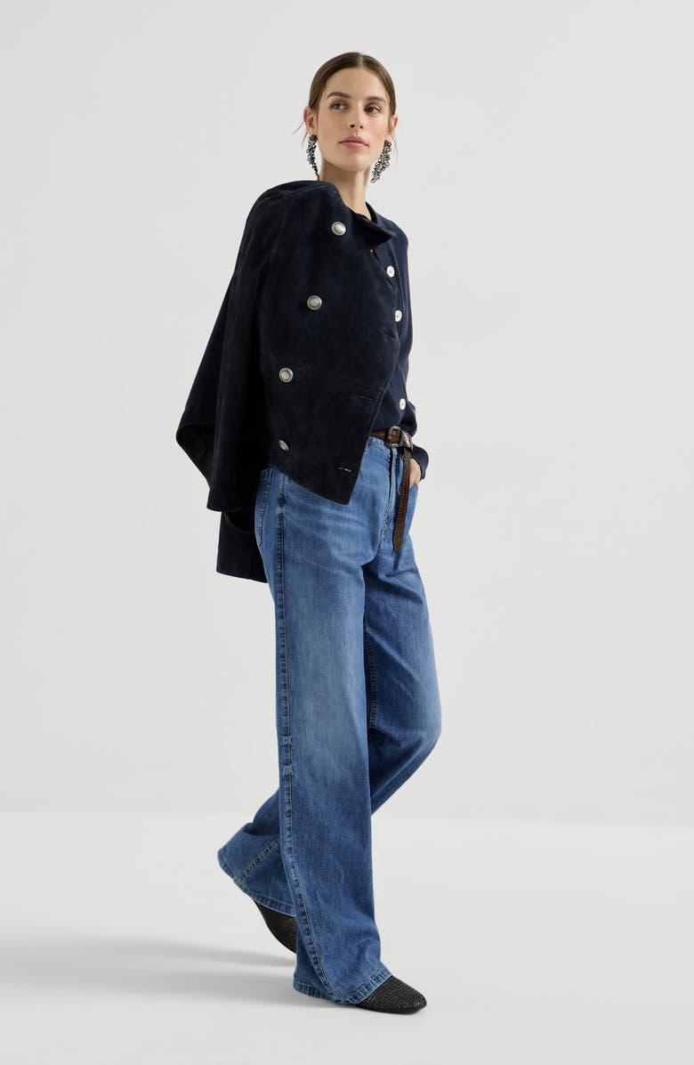 Brunello Cucinelli Contemporary Loose trousers, Alternate, color, Denim