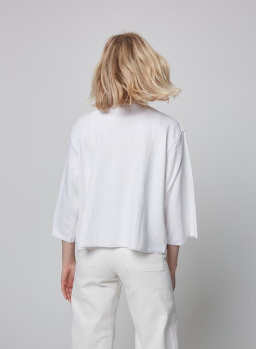 Majestic Filatures Linen Open Cardigan Jacket In Gray