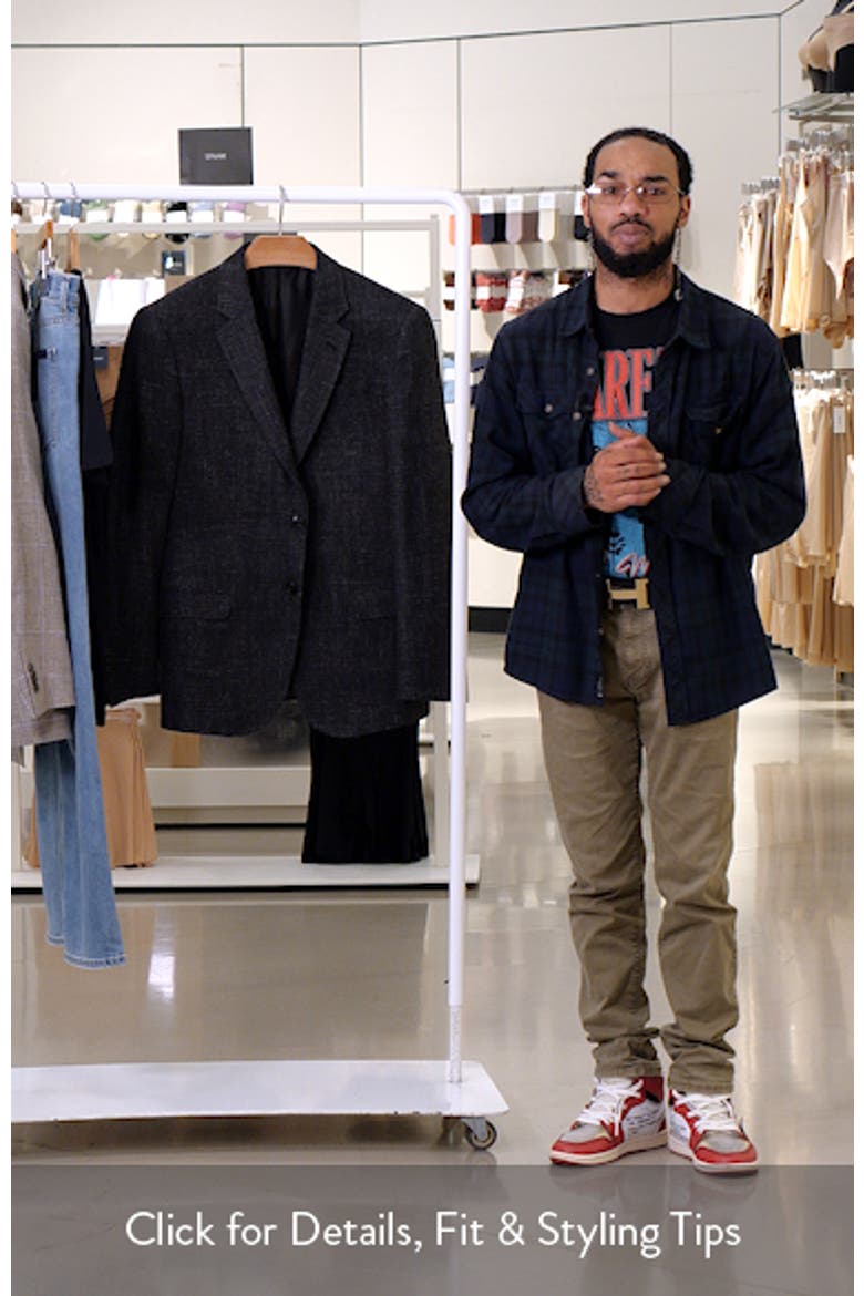 Slub Wool Blend Sport Coat video