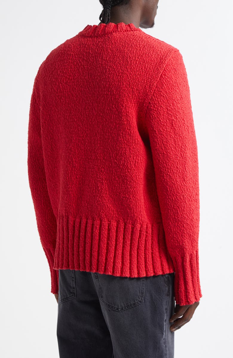 Séfr Joaquin Cotton Crewneck Sweater, Alternate, color, Cardinal Dry Cotton