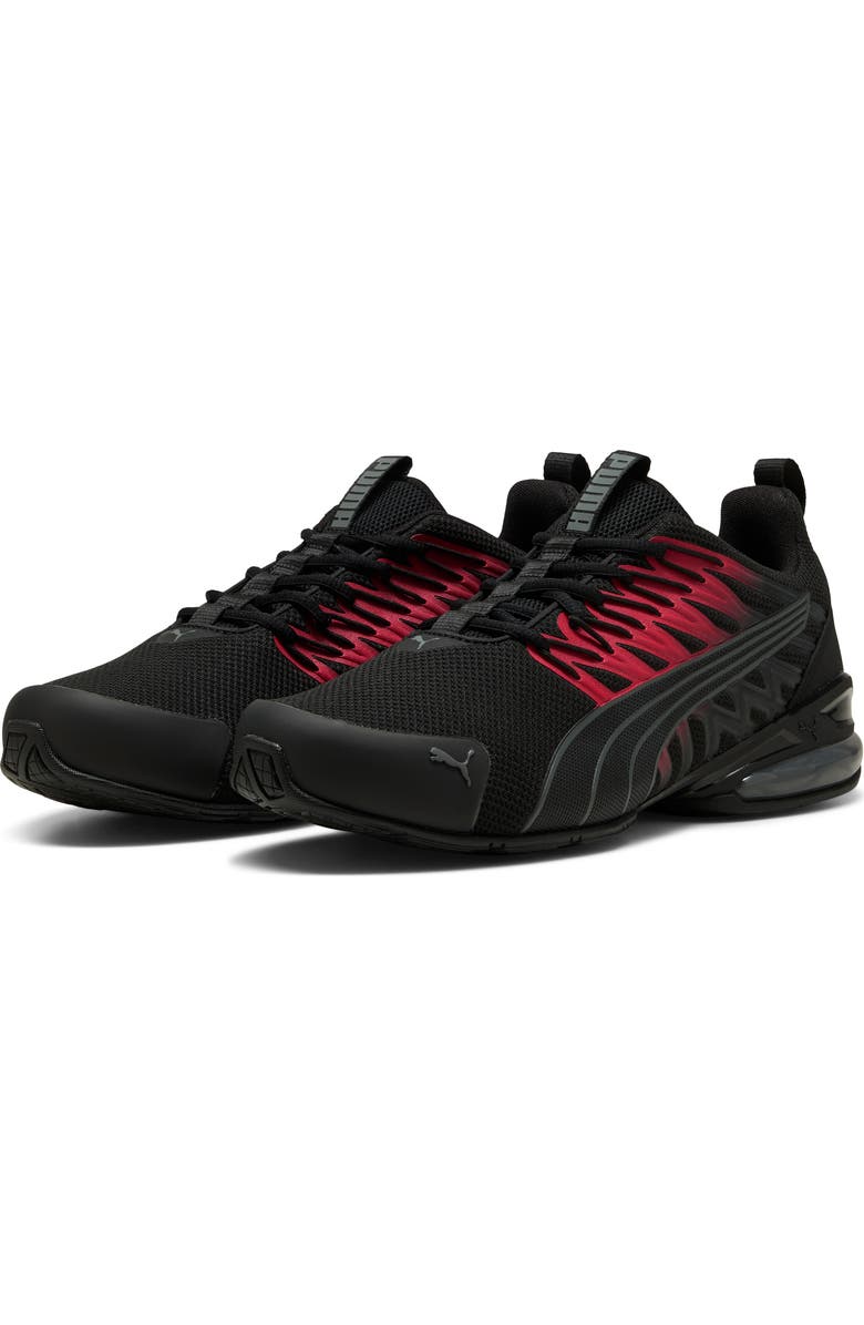 PUMA Voltaic Eco Sneaker, Main, color, Puma Black/ Dark Gray/ Red