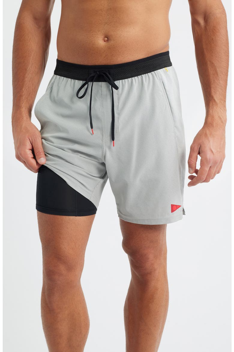 Airtex 2-in-1 Utility Shorts, Alternate, color, LIGHT GREY