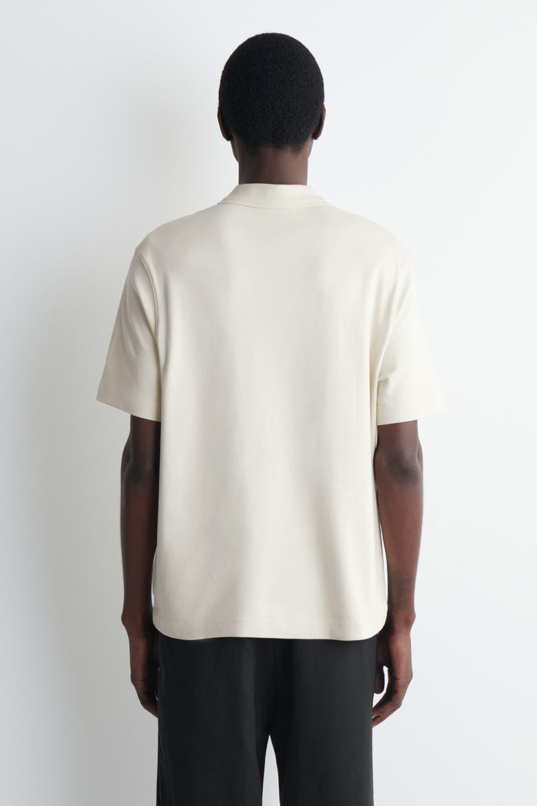 Interlock Cotton Polo Shirt, Alternate, color, LIGHT BEIGE
