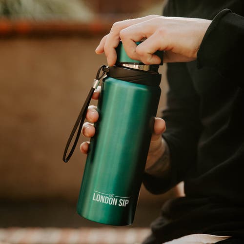 London Sip Infuser Bottle 2-pack, 25oz In Green