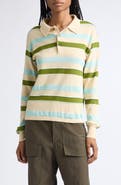 JW Anderson Stripe Long Sleeve Polo