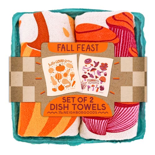 The Neighborgoods Fall Feast - Dish Towel Set of 2  product