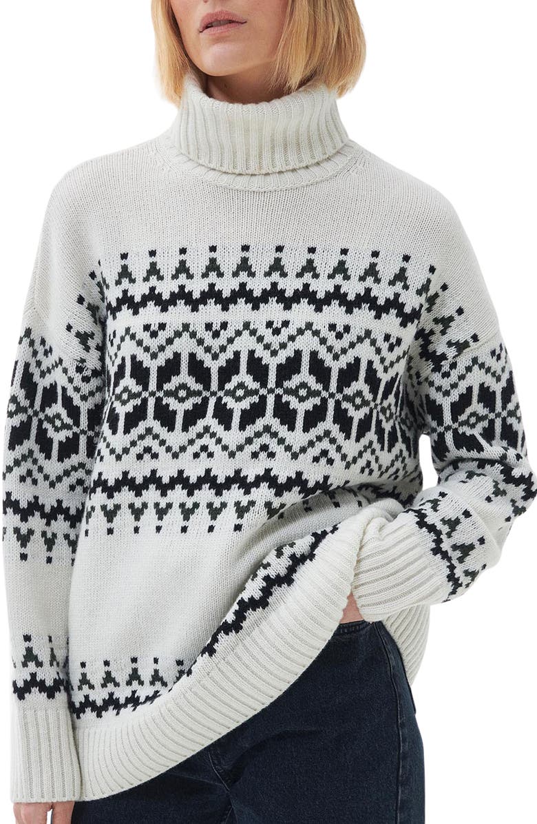 Barbour Patrisse Wool Blend Tunic Sweater, Main, color, 