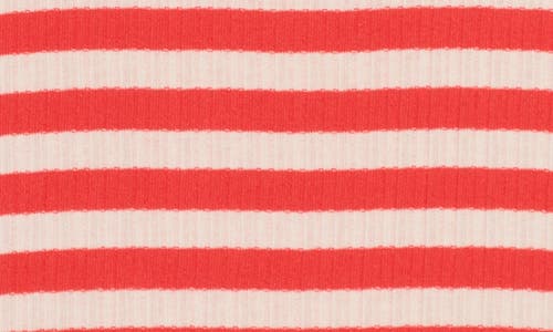 Bobeau Relaxed Drop Shoulder T-shirt In Red