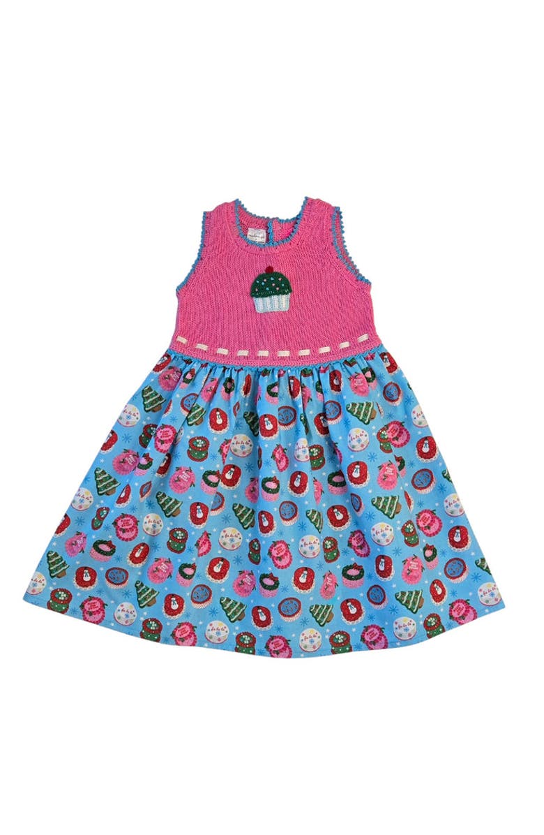 Melange Collection Holiday Sweets Dress, Main, color, Blue