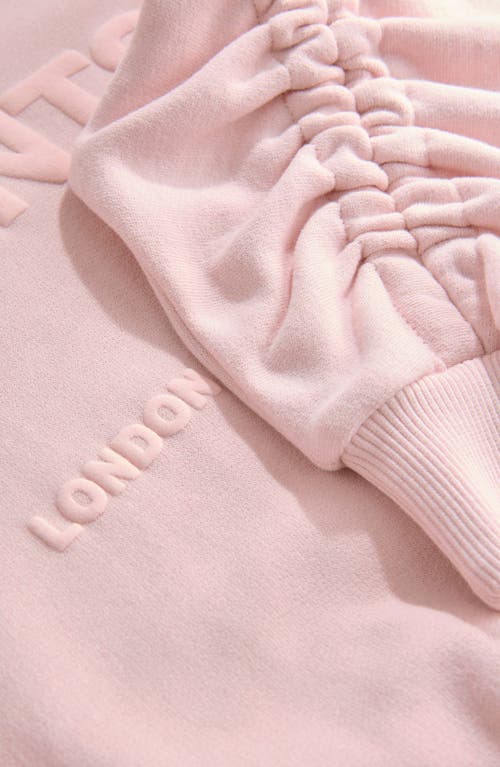 Smallsaints By Allsaints Kids' Ruched Sleeve Sweatshirt In Pink