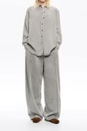 Bimba y Lola Denim Wide Leg Trousers