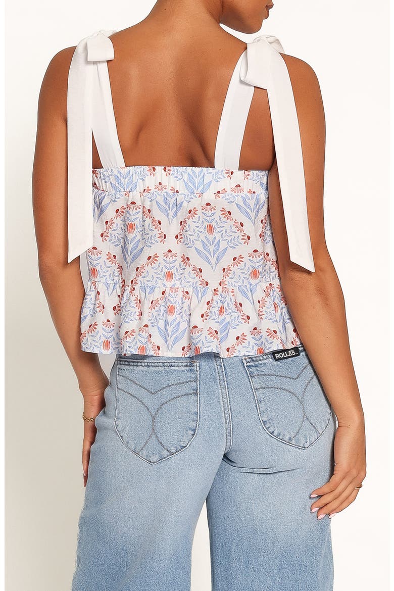 Aver Flounce Top, Alternate, color, CREAM BLUE