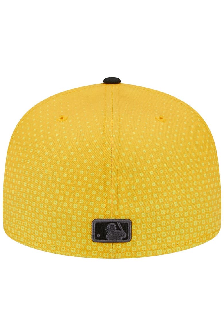 Men's New Era  Gold/Black Pittsburgh Pirates 2023 City Connect 59FIFTY Fitted Hat, Alternate, color, Gold