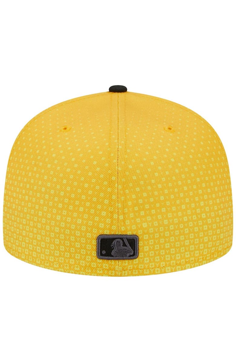 New Era Men's New Era  Gold/Black Pittsburgh Pirates 2023 City Connect 59FIFTY Fitted Hat, Alternate, color, Gold