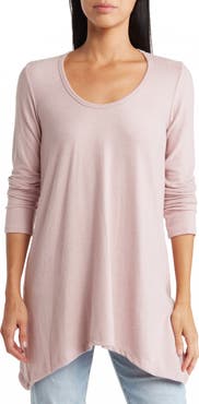 GO COUTURE Asymmetrical Swing Sweater