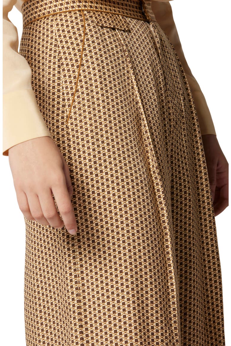 Allete Crop Wide Leg Pants, Alternate, color, BUFF MULTI