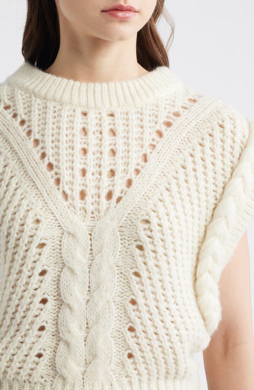 Hugo Boss Relaxed-fit Sleeveless Top In Structured Italian Yarn In Neutral