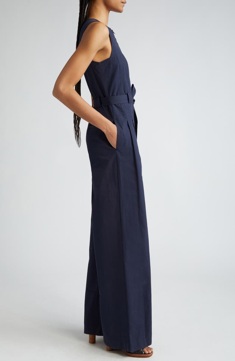 Ulla Johnson Marin Wide Leg Cotton Jumpsuit, Alternate, color, 