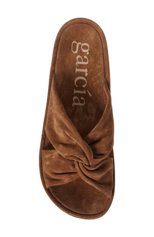 Pedro Garcia Livana Block Heel Sandal In Brown