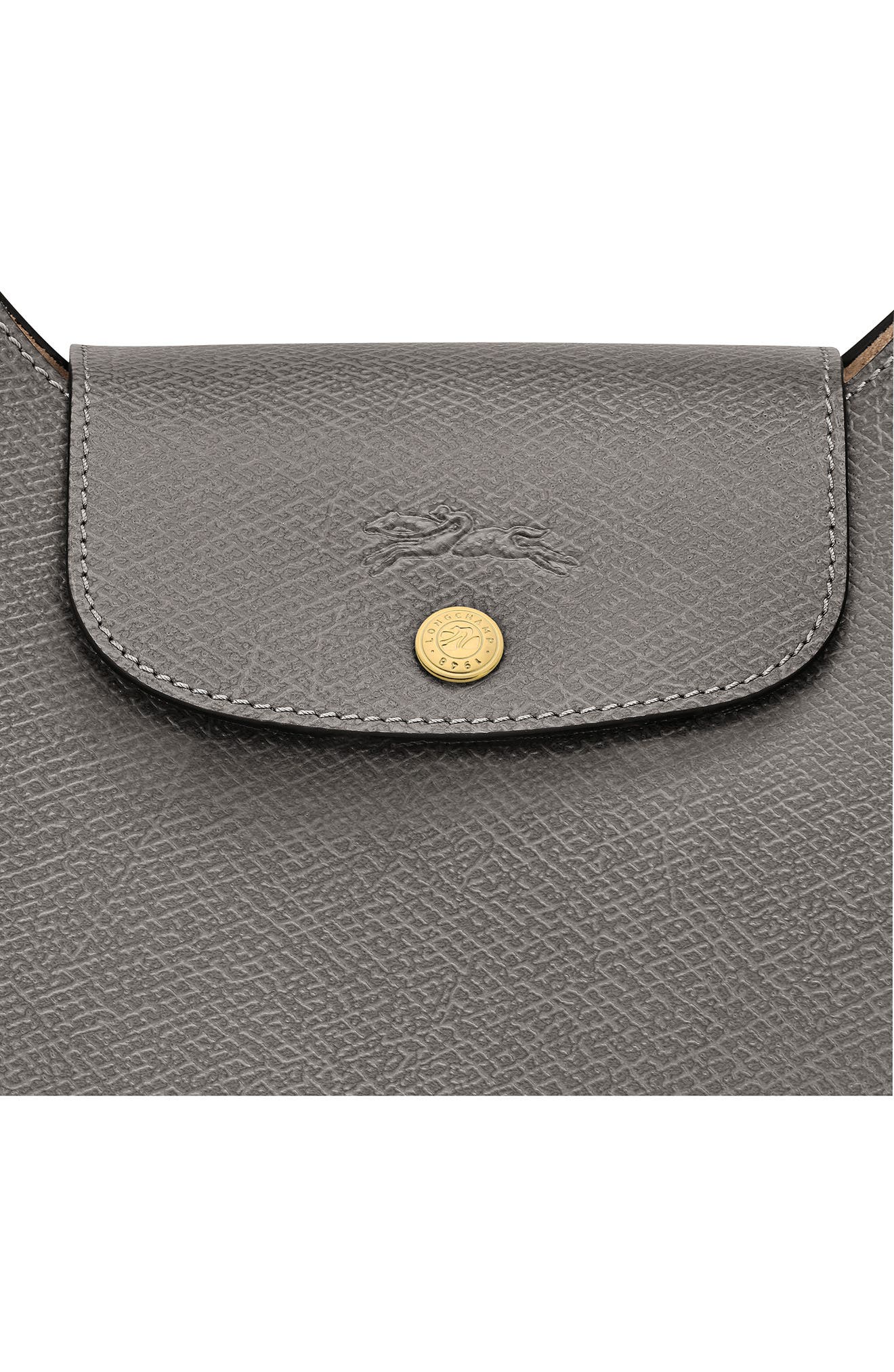 Longchamp Épure Leather Shoulder Tote, Alternate, color, Turtledove