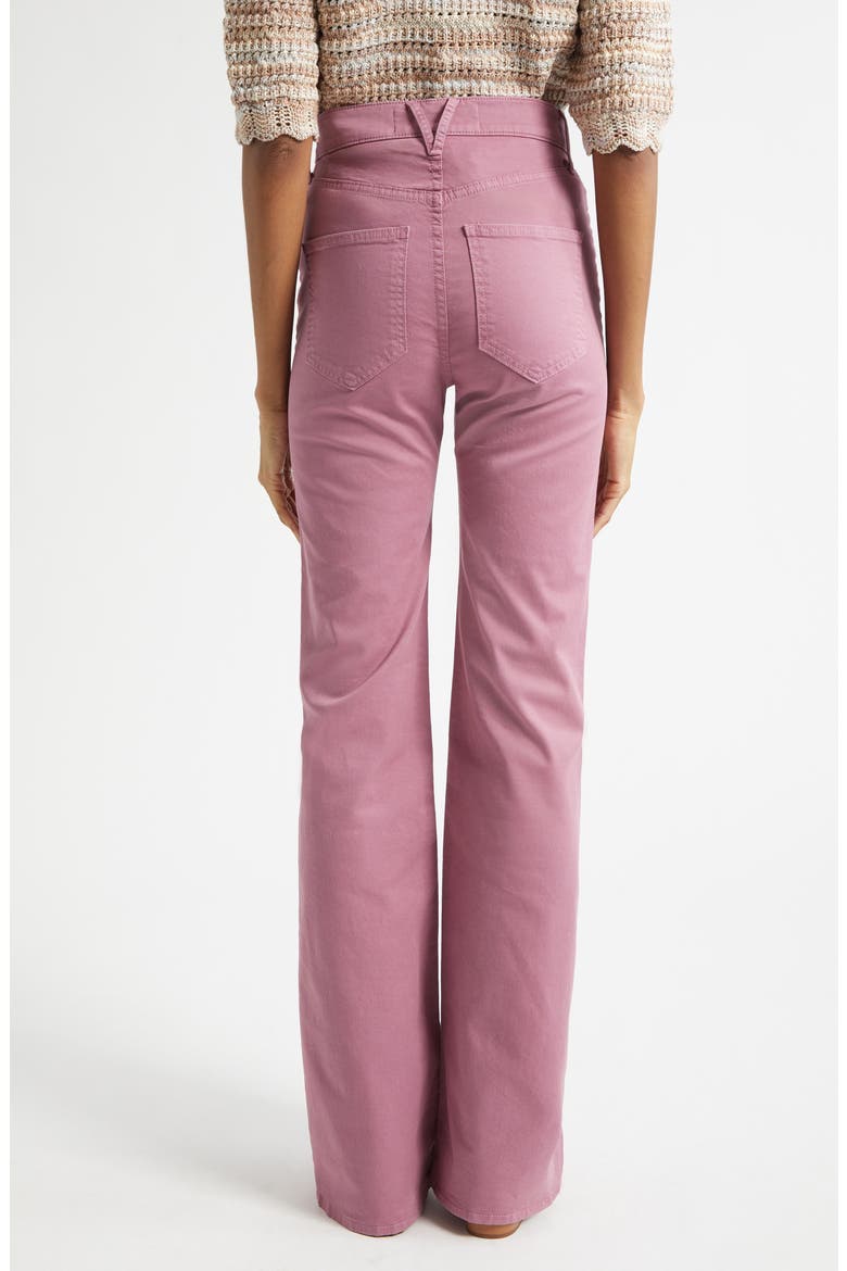 Crosbie Stitch Pocket High Waist Wide Leg Pants, Alternate, color, ORCHID HAZE