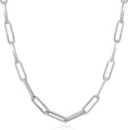 The Lovery Fine Jewelry Extra Large Paperclip Link Chain Necklace