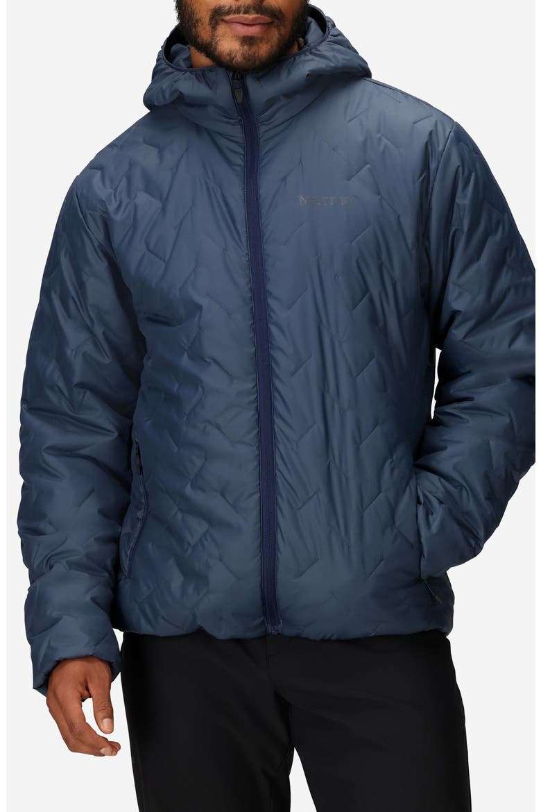 Monoquilt Zip Hoodie, Main, color, THUNDERHEAD