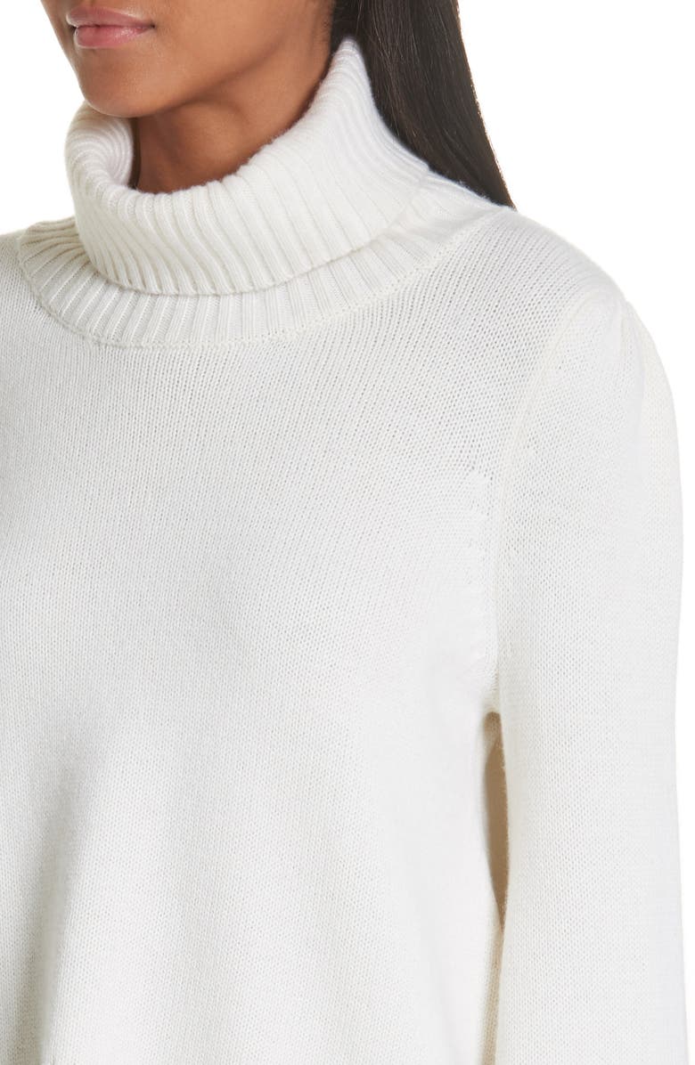 CO Essentials Flare Sleeve Wool & Cashmere Turtleneck Sweater, Alternate, color,