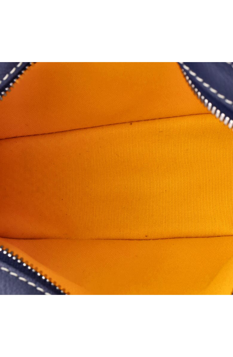 Pre-Owned Goyard Hirondelle Shoulder Bag Coated Canvas and Leather, Alternate, color, Blue