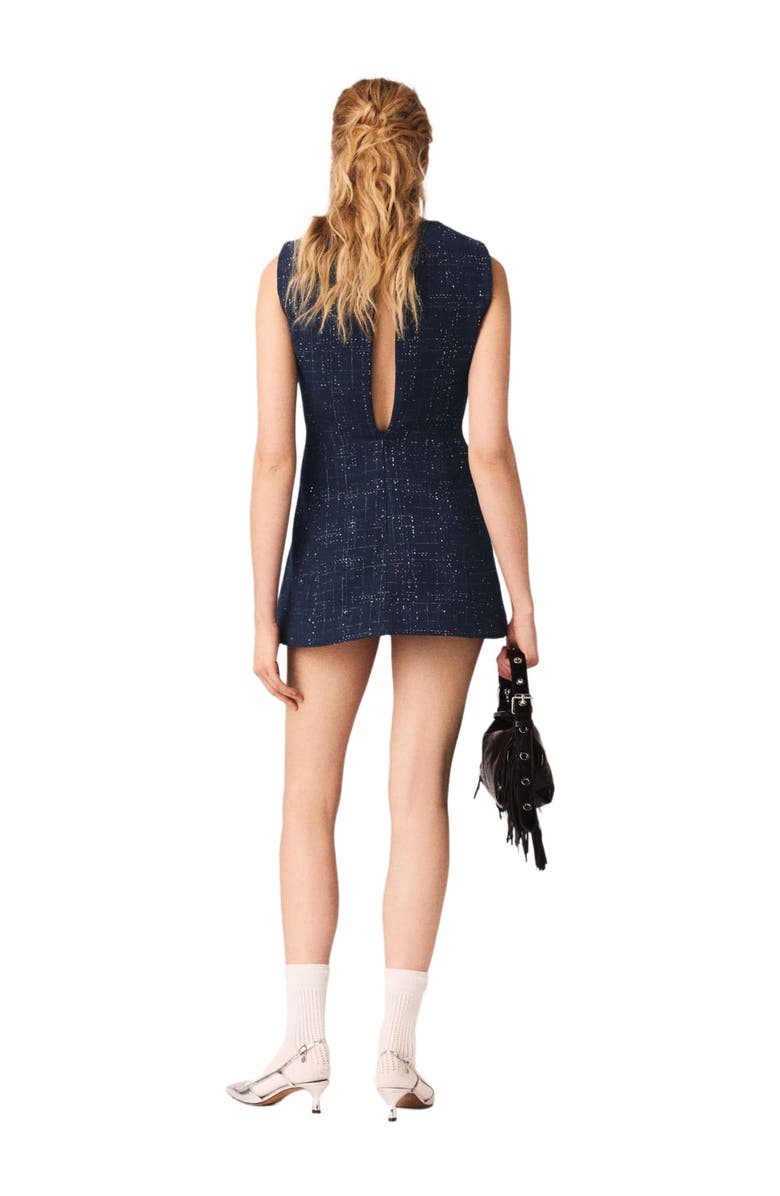 maje Playsuit dress, Alternate, color, Navy
