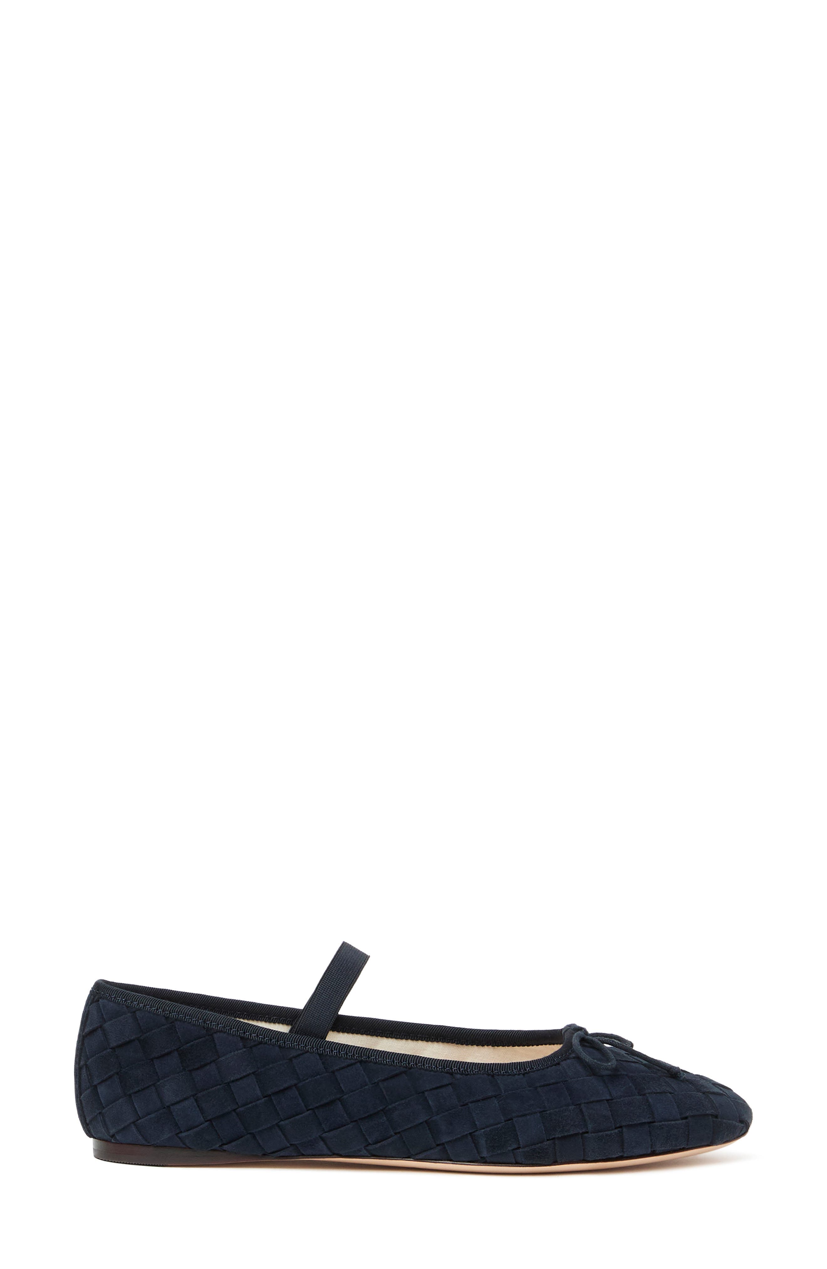 Leonie Mary Jane Flat, Alternate, color, NAVY