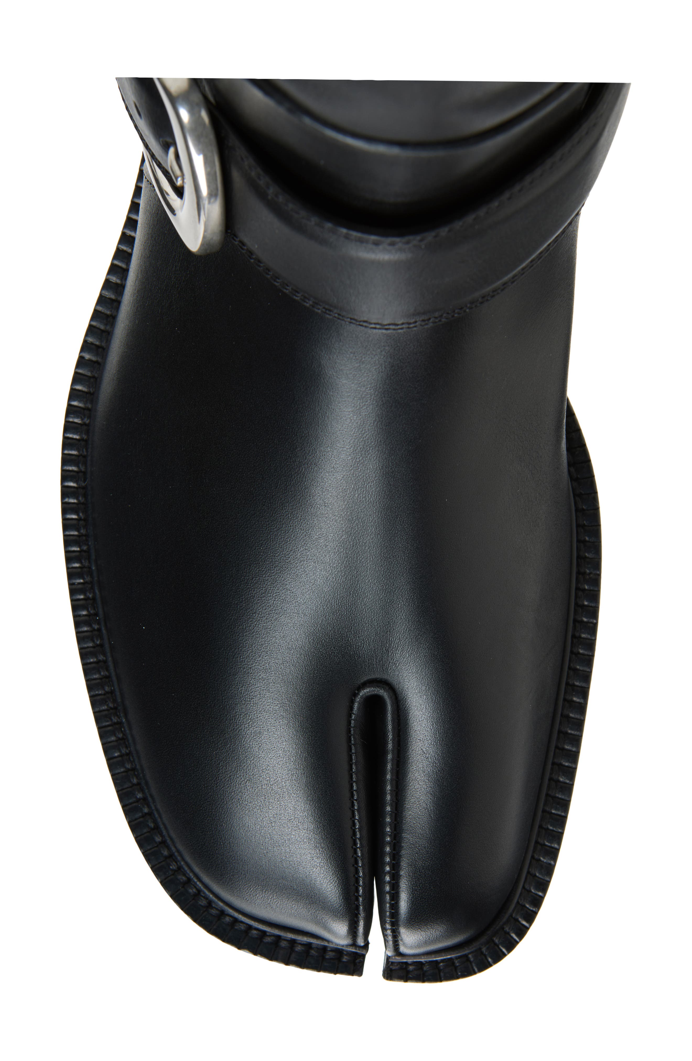 Maison Margiela Tabi County Knee High Boot, Alternate, color, Black