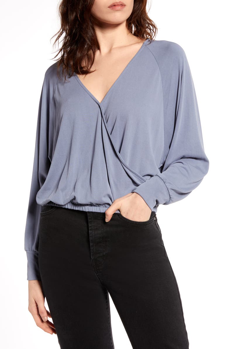 All in Favor Surplice Top, Main, color, 