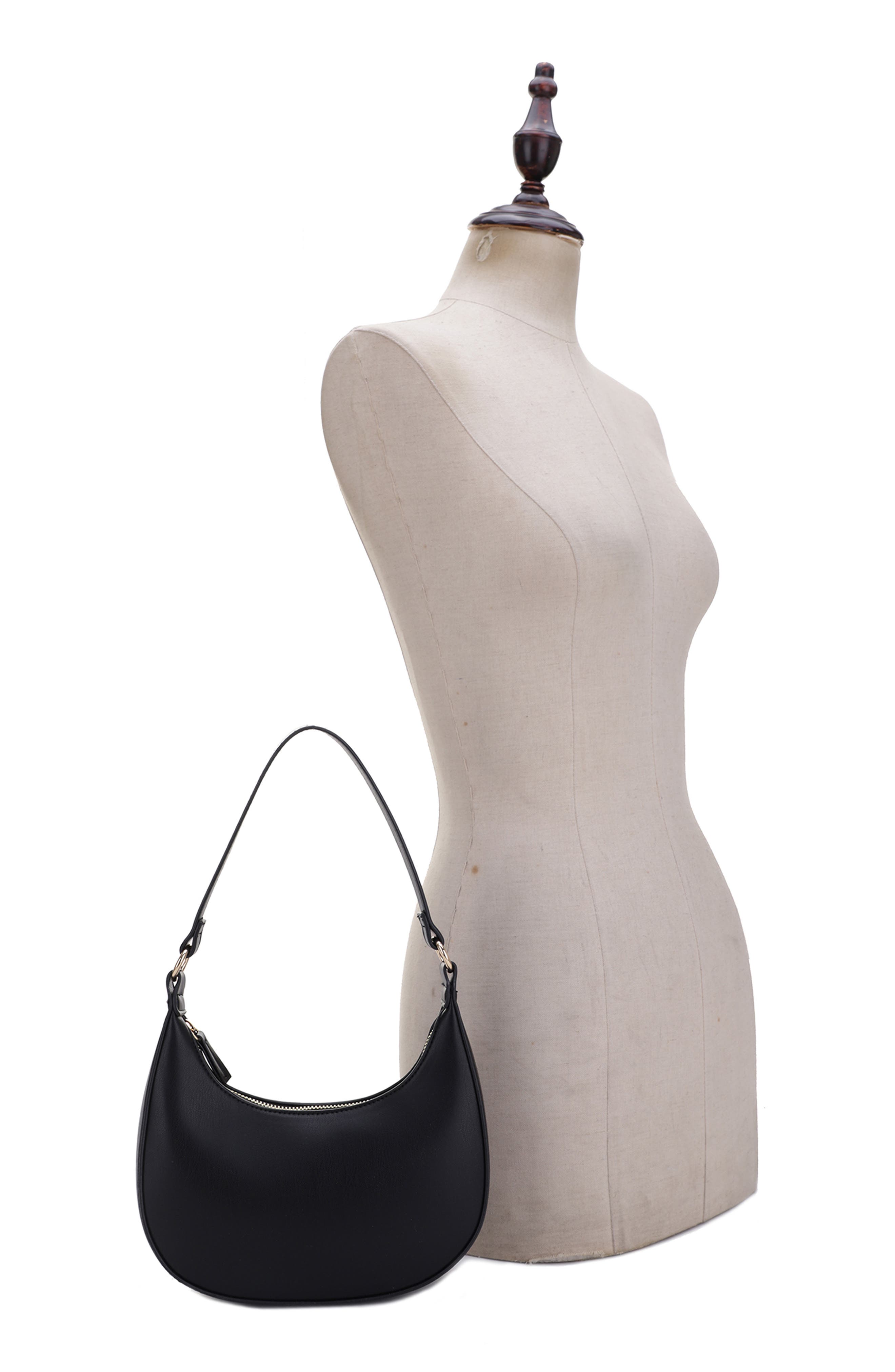 Mali + Lili Leilani Vegan Leather Baguette Bag, Alternate, color, 