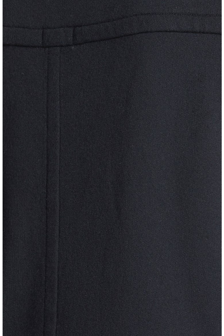 Oversize Collar Double Breasted Long Jacket, Alternate, color, BLACK