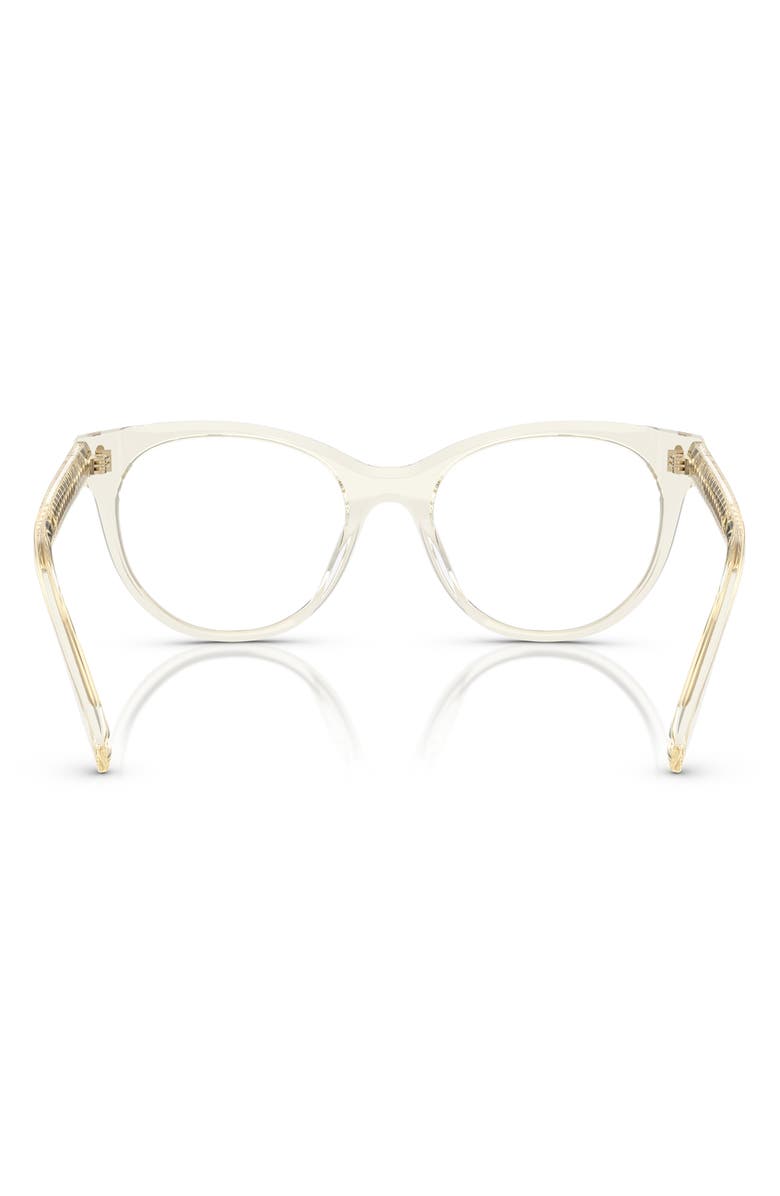 Tory Burch 52mm Phantos Optical Glasses, Alternate, color, Clear Transparent