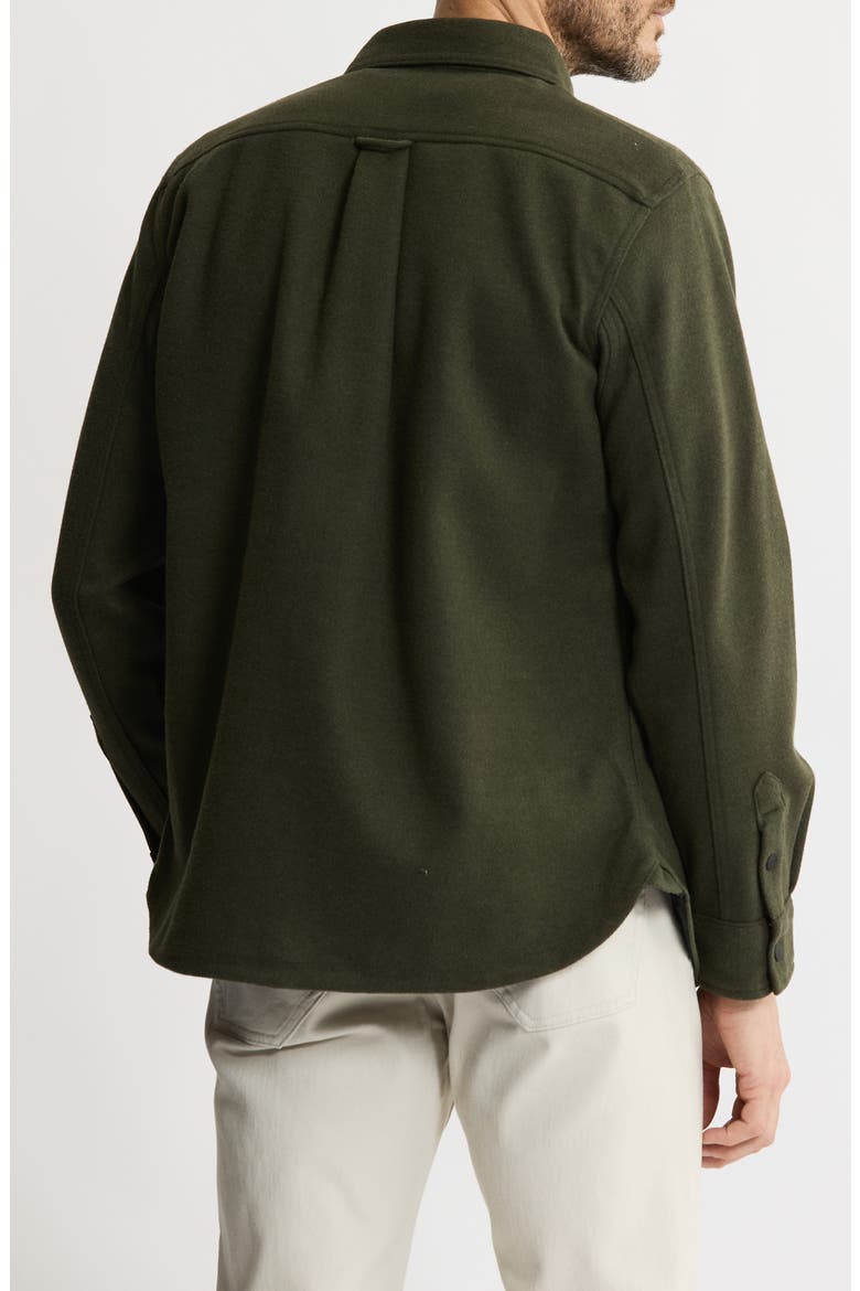 Brushed Knit Shirt Jacket, Alternate, color, OLIVE