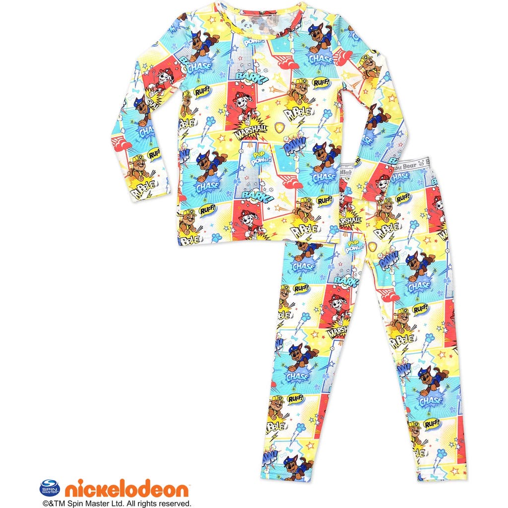 Bellabu Bear Kids' Paw Patrol Boy Pups Set Of 2 Piece Pajamas In Paw Patrol Boy Pups