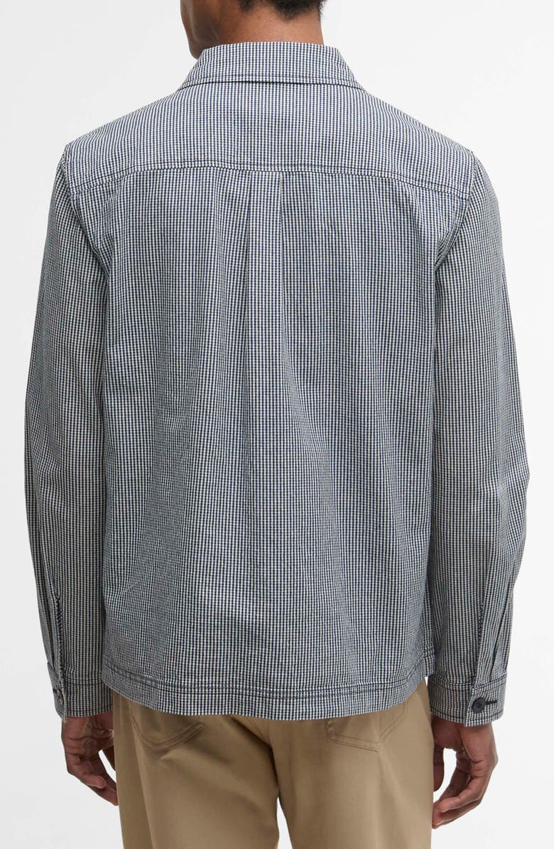 Barbour Willowburn Gingham Overshirt, Alternate, color, Navy