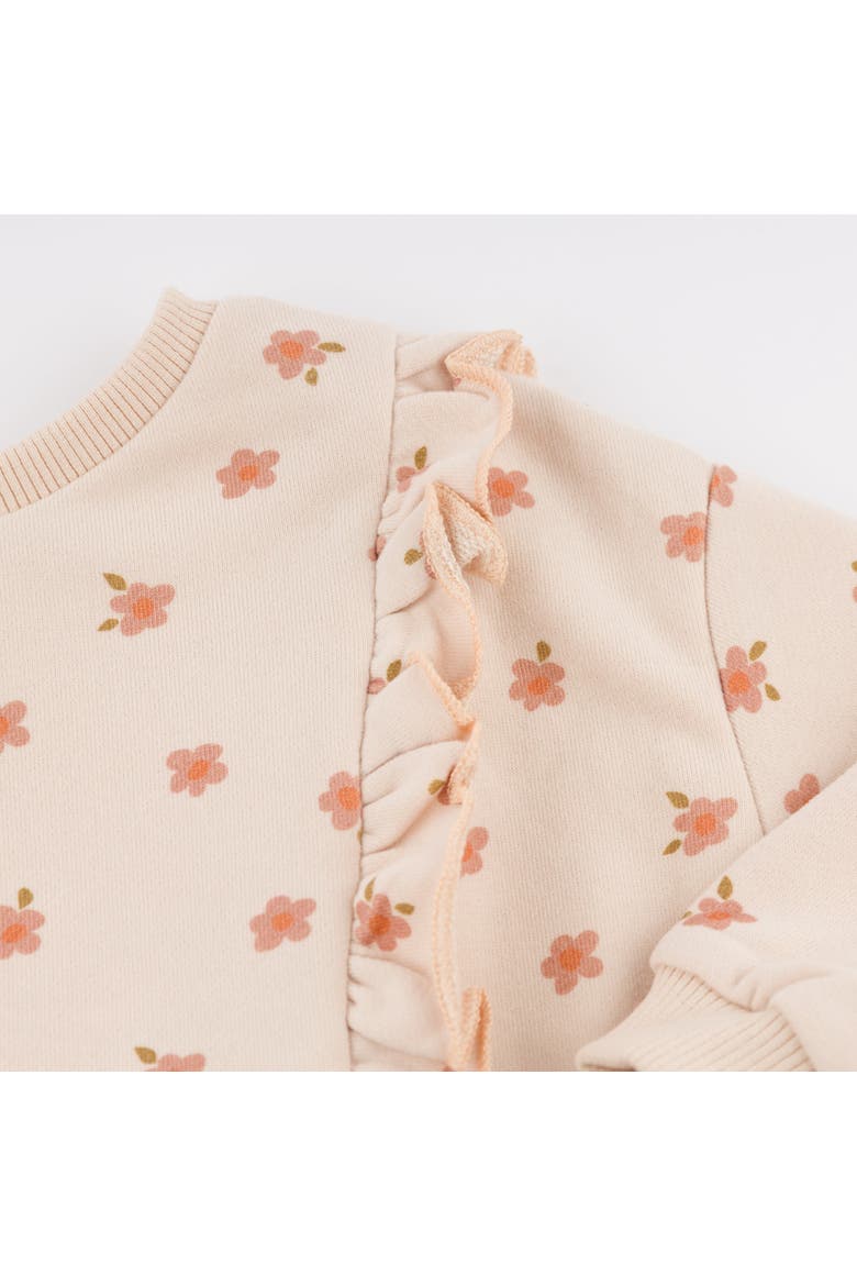 Small Daisies Print Millie Ruffle Boxy-Toddler, Little Kid, Alternate, color, Pale Pink