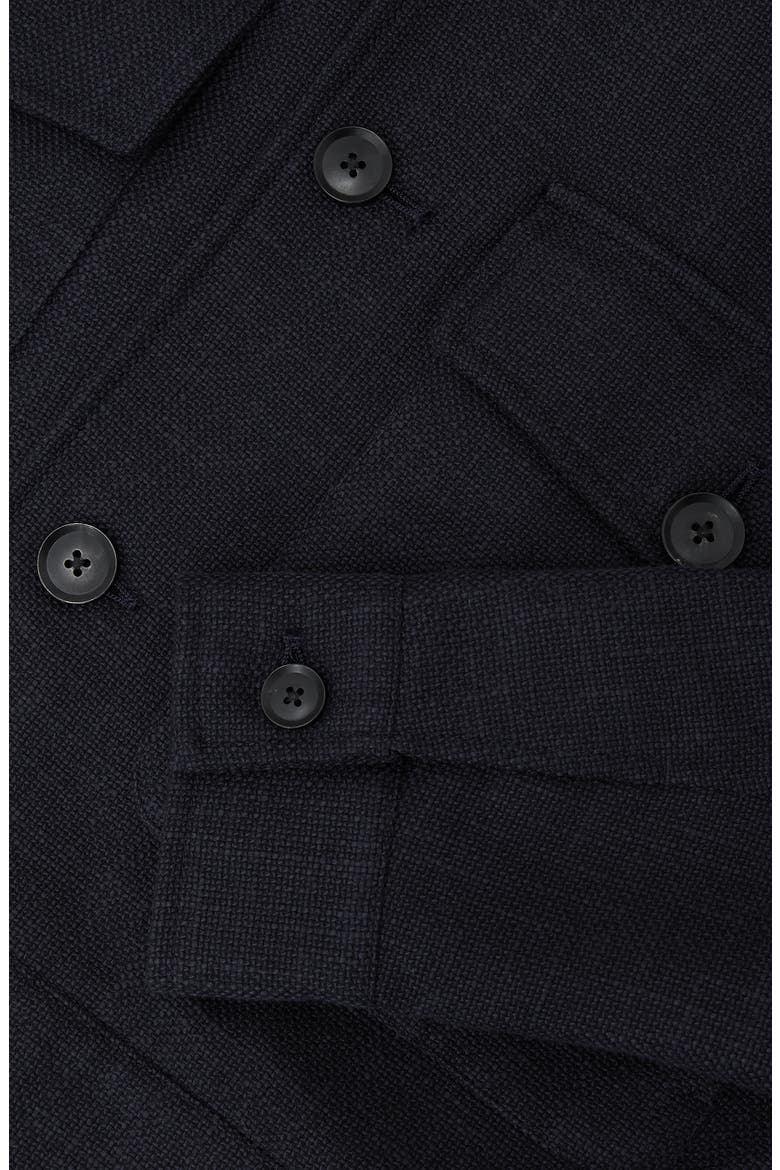 Gandine Textured Hopsack Jacket, Alternate, color, NAVY