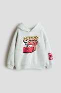 H&M Loose-fit Printed Hoodie